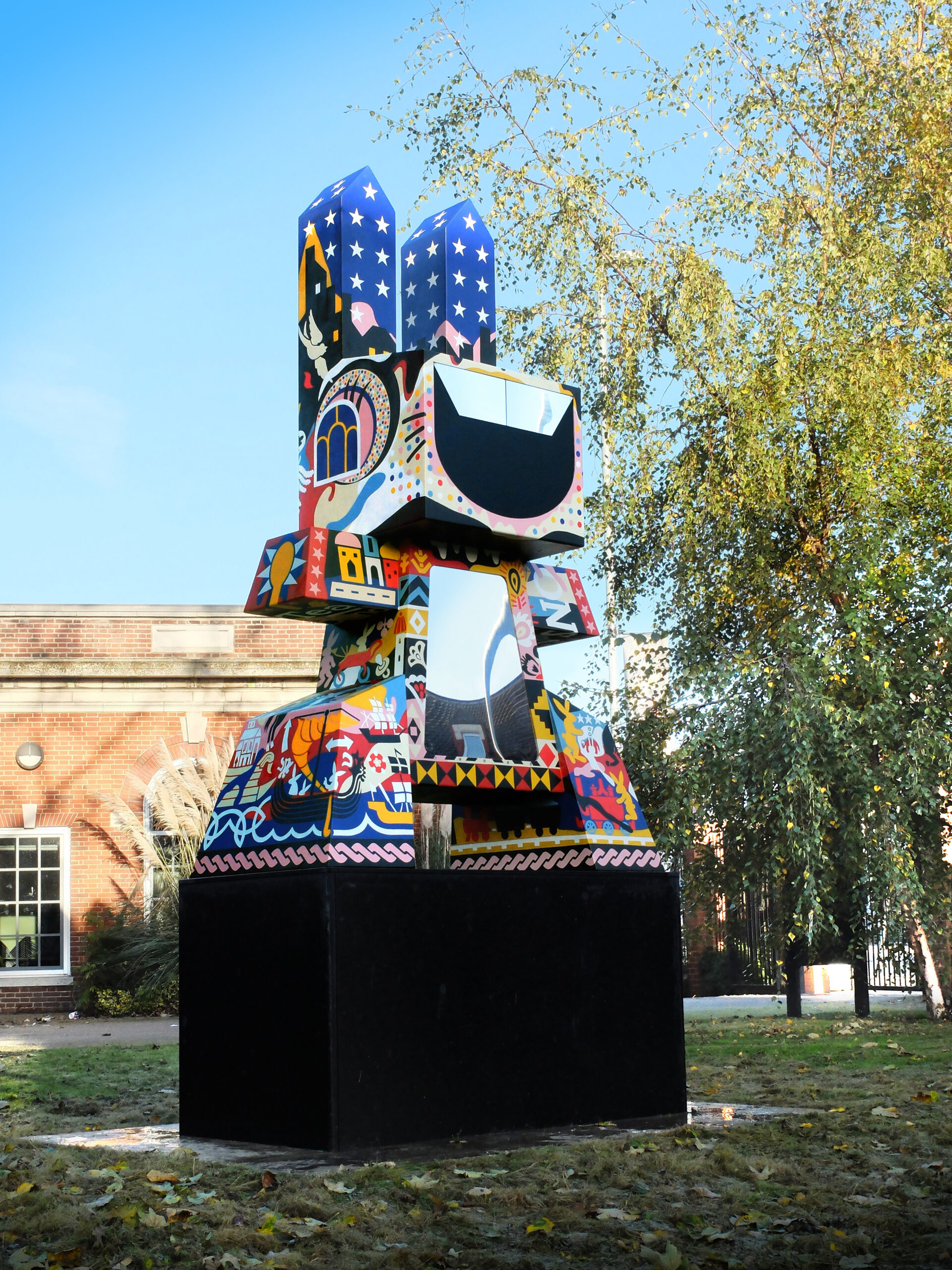 The Hare of Harehills is a public sculpture celebrating the...