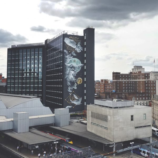 Nomad Clan Complete the Tallest Mural in the UK for 'A City Less Grey'!