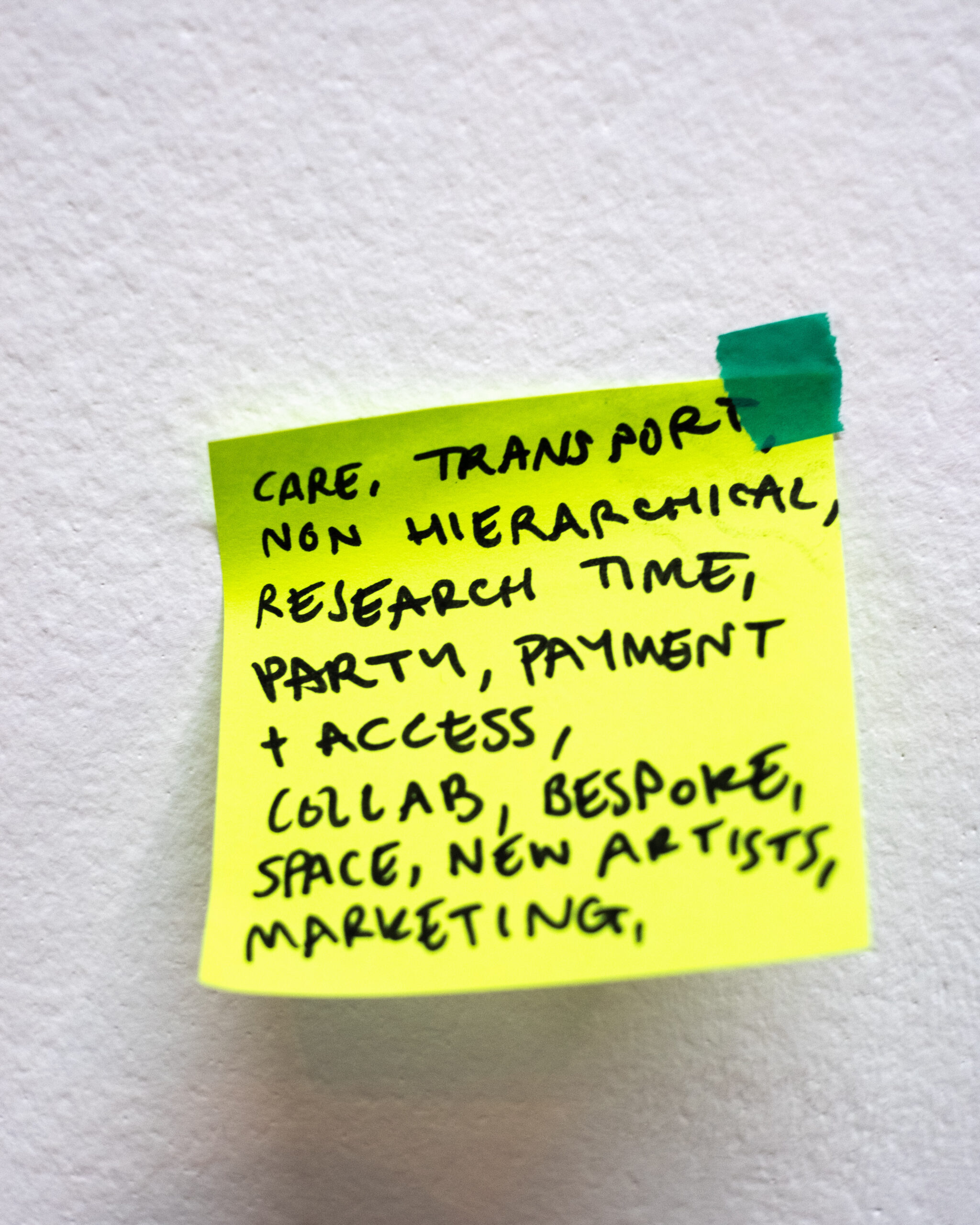 Guild Artist-led spaces are commonly unsustainable in their development. Why?
