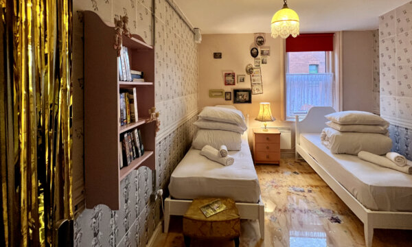 Check in at the Art Hostel: The Honeymoon Suite by Emma Bentley-Fox