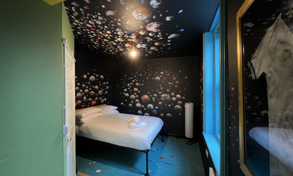 Check in at the Art Hostel: Ocean Galaxy by Mandy Barker