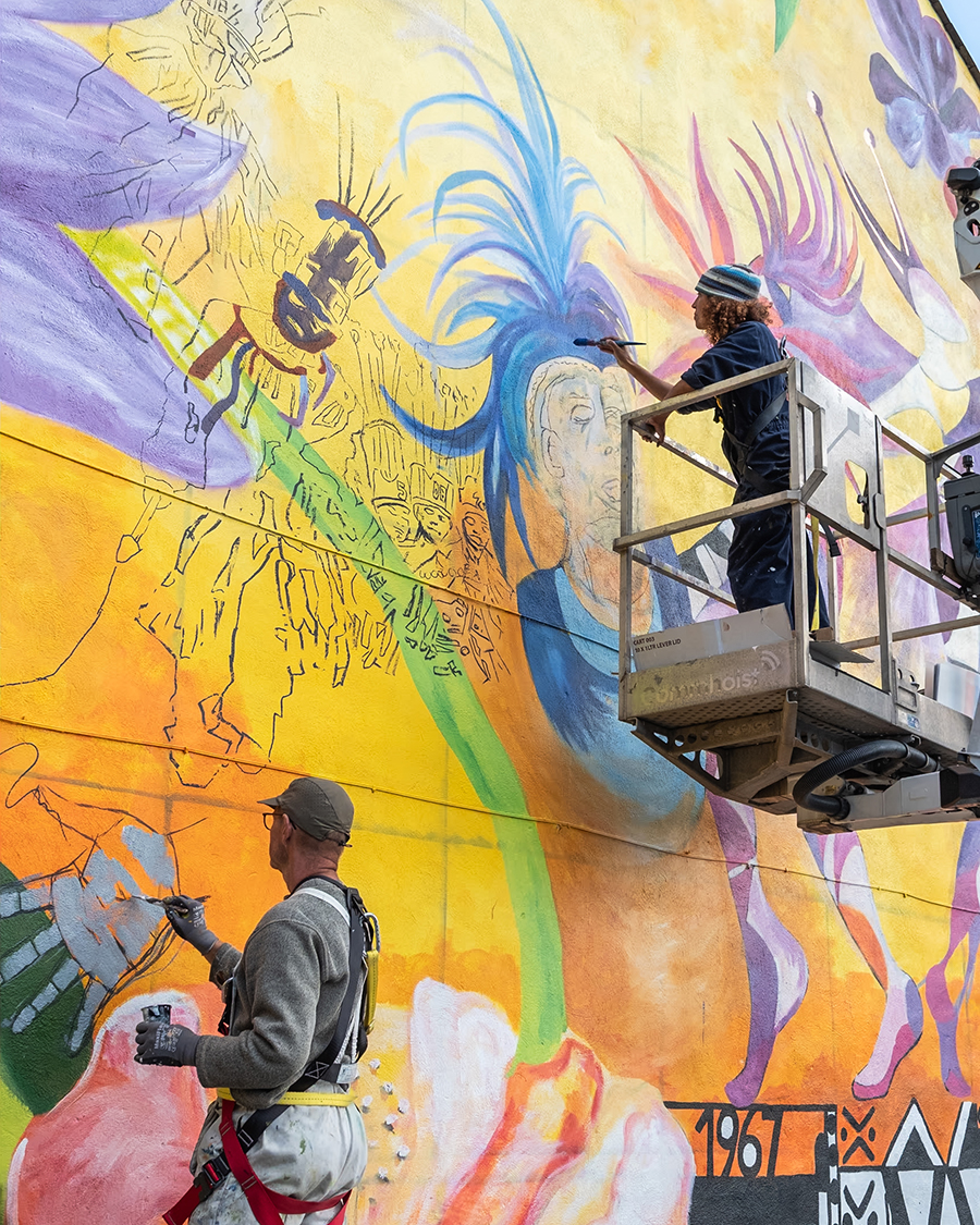 Rhian Kempadoo-Millar’s Reflections Of Carnival Reflections of Carnival is a mural in Chapeltown created by...