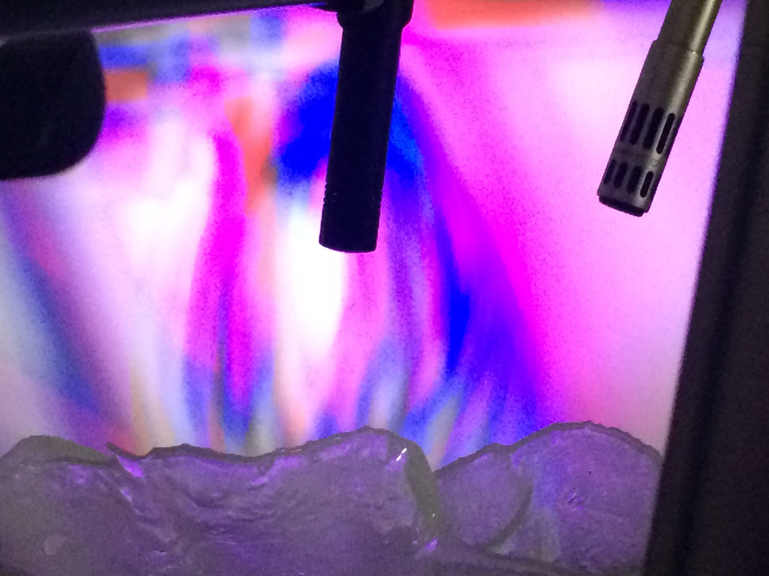 Griet Beyaert Audio-visual sound work using glass, generative coding, datasets and algorithmic...