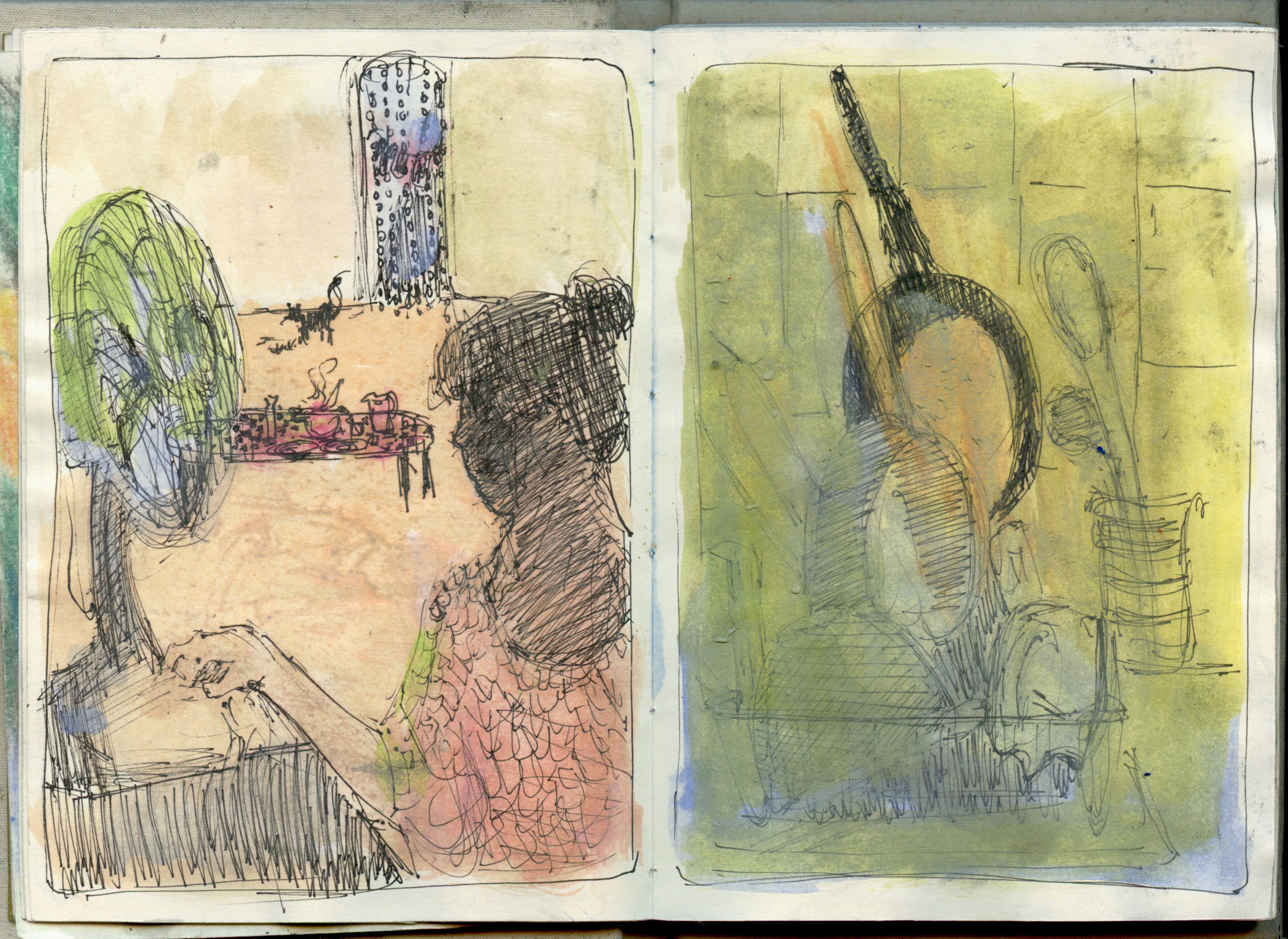 Creative Sketchbooking With Tafsia Dana A three-hour sketchbook workshop led by Tafsia Dana at Patrick...