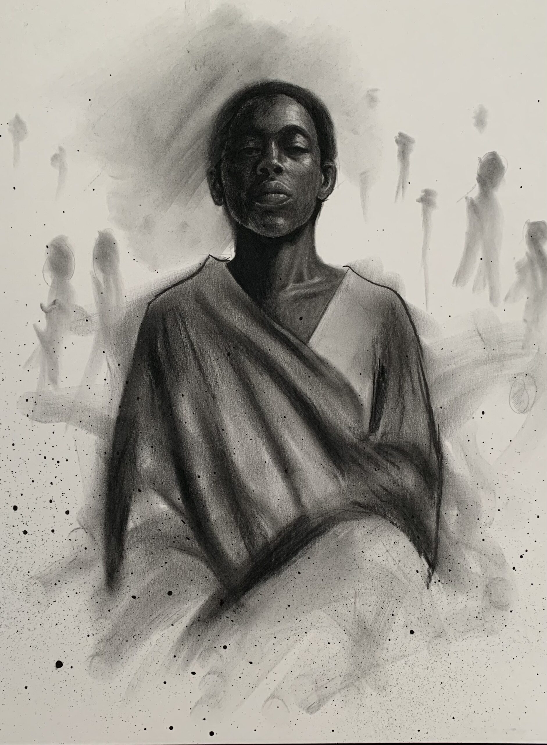 Introduction To Charcoal Portrait Drawing With Kenneth Uzoigwe A charcoal portrait drawing workshop with artist Kenneth Uzoigwe, presented...